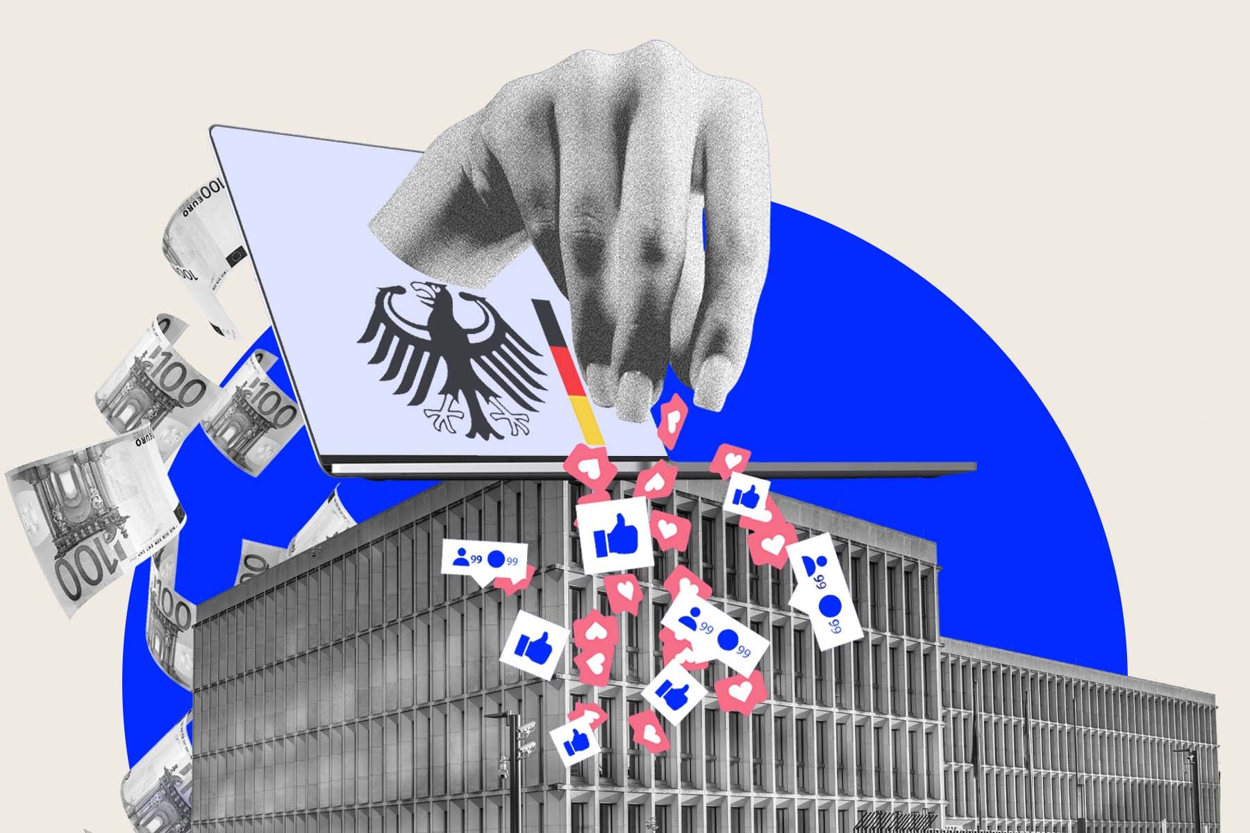 Wer für die Bundesministerien Social Media macht, kann teilweise verbeamtet werden.