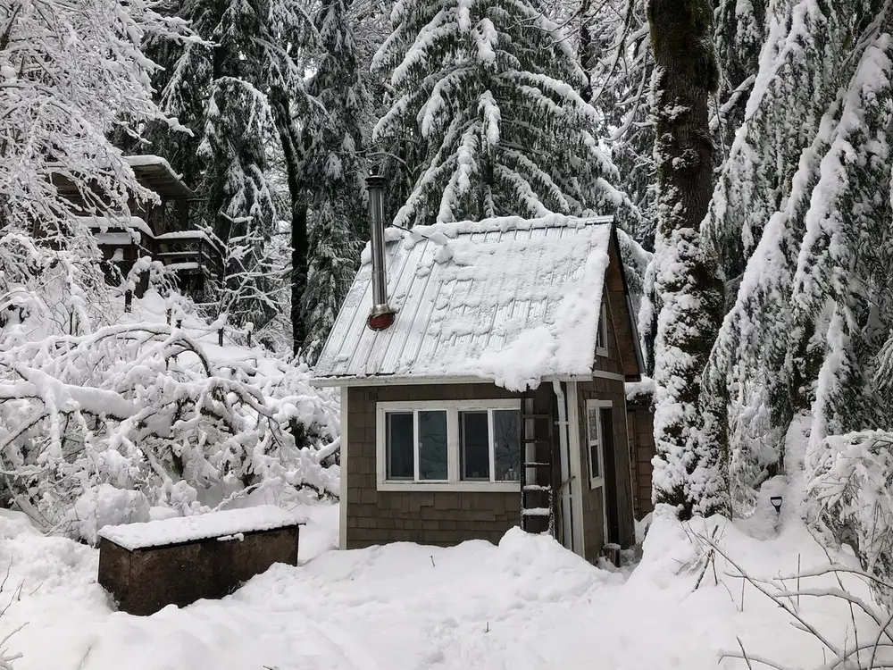 Patrick Hutchison kaufte die 11 Quadratmeter große Hütte wenige Tage, nachdem er sie auf Craigslist gesehen hatte. Dies führte letztendlich zu einem großen Karrierewechsel.